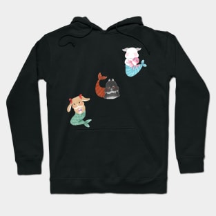 Mermaid Bunny BSC Diagonal Right | Bailey Sean Claude x Bunniesmee Hoodie